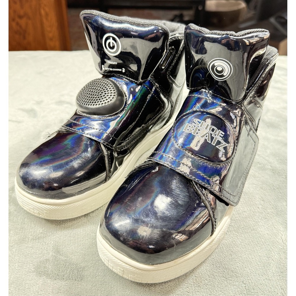 Shoe Beatz Shoes Womens Size 6 Blue High Top Speaker Sneakers‎ HTR-81B23-B